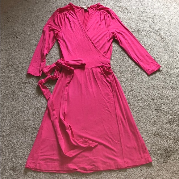 Banana Republic Dresses & Skirts - Petite Pink Wrap Dress Size XS